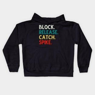 Block Release Catch Spike Kids Hoodie